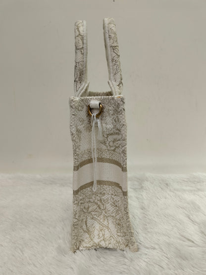 Dior Tote Book Mini Phone Canvas Off White 2022