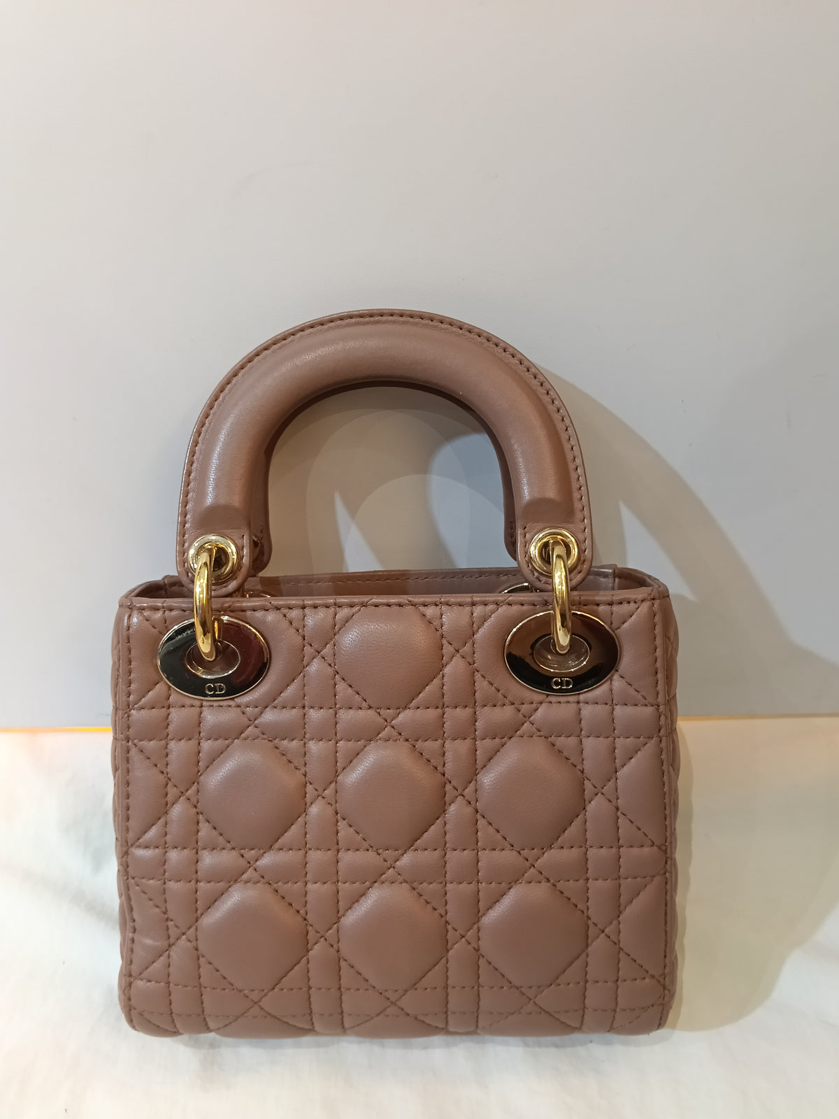 Lady Dior Mini Lamb Fard GHW 2019