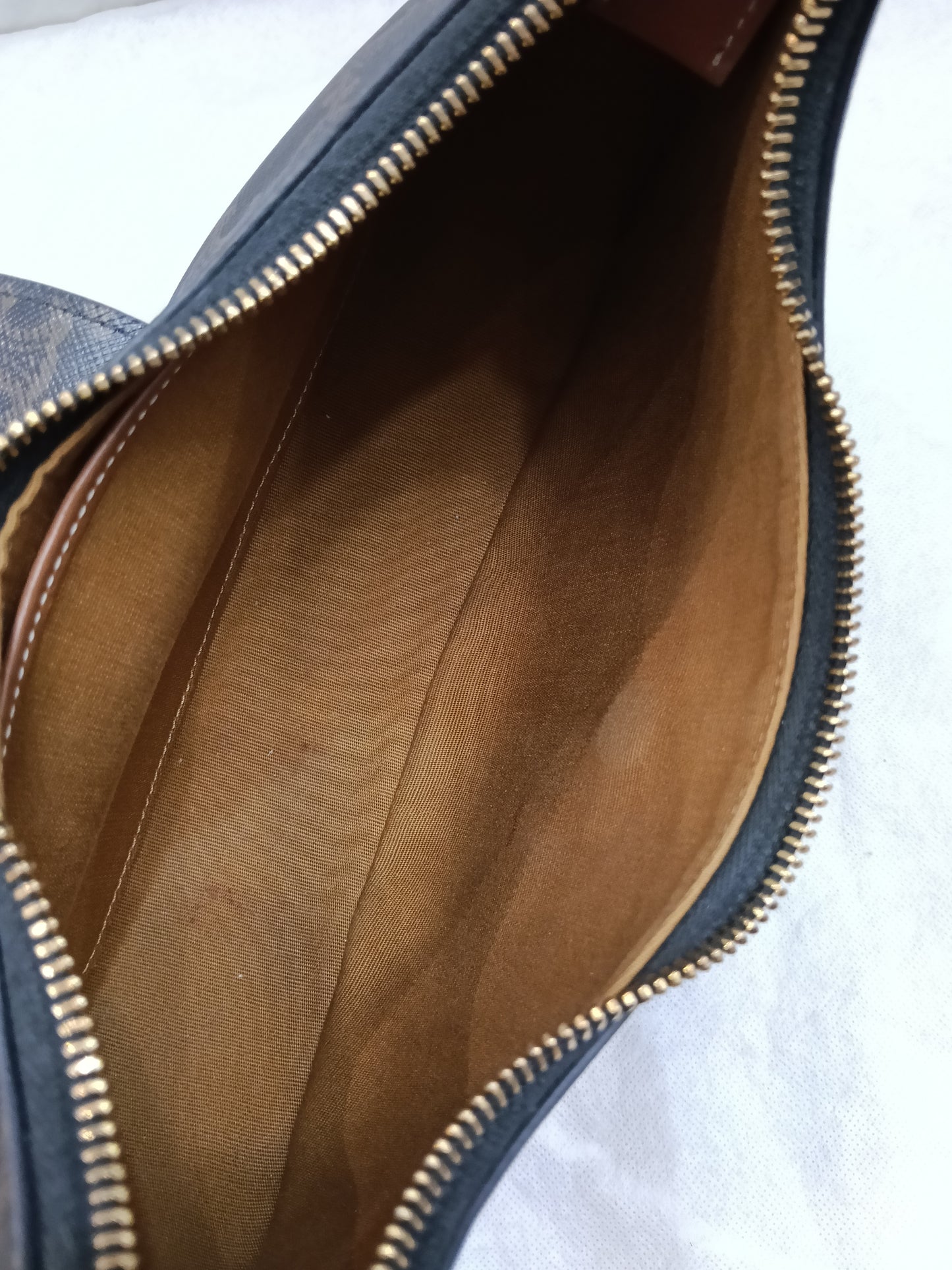 Celine Ava Triomphe Calfskin Tan GHW 2023