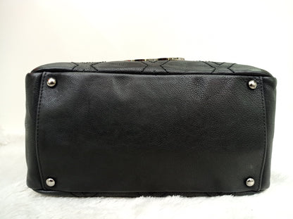 Chanel Tote Diamond Stitch Small Caviar Black SHW #10
