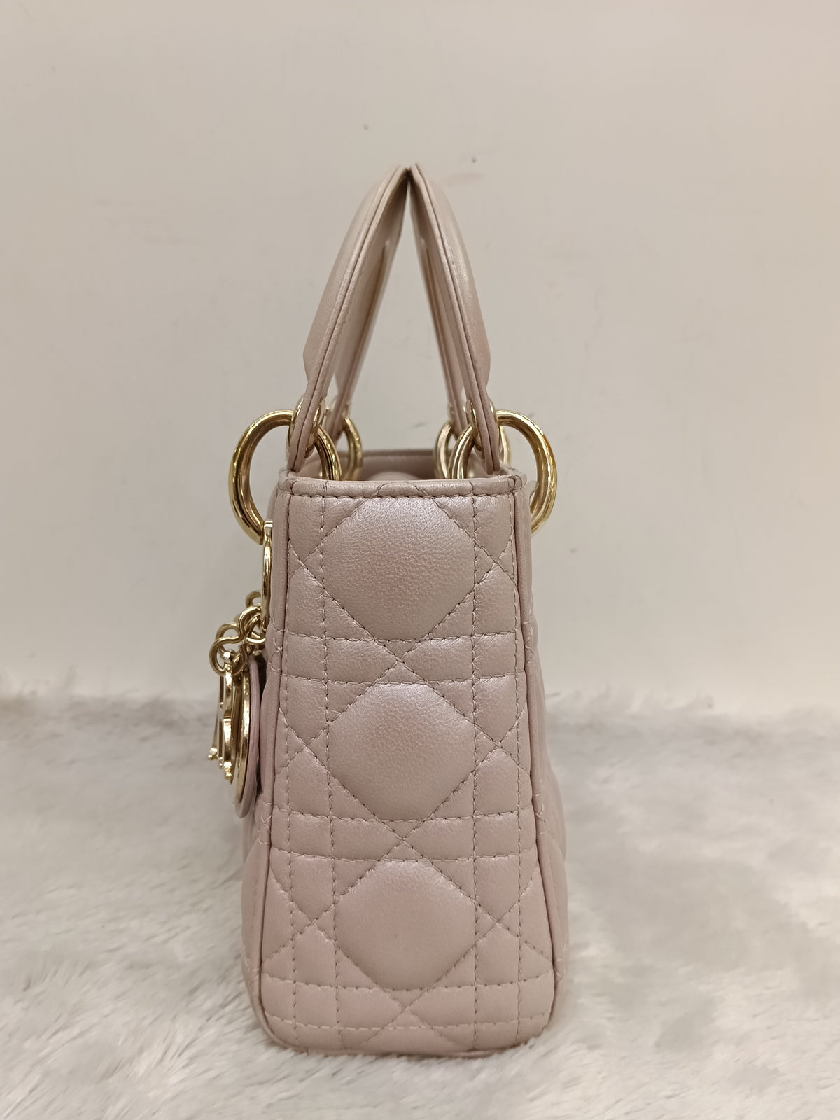Lady Dior Mini Iridescent Lotus GHW 2018