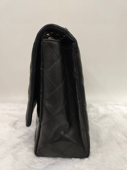 Chanel Maxi Lamb Black SHW SF #13