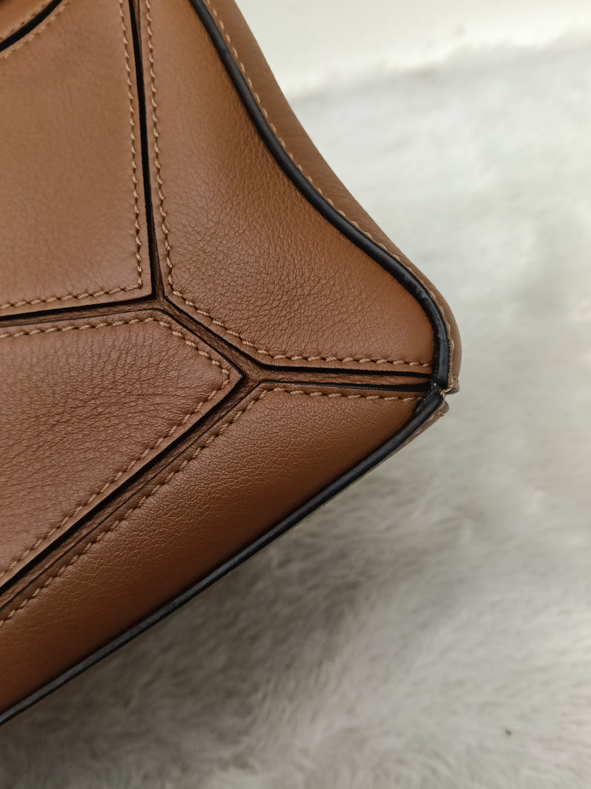 Loewe Puzzle Small Tan SHW 2021