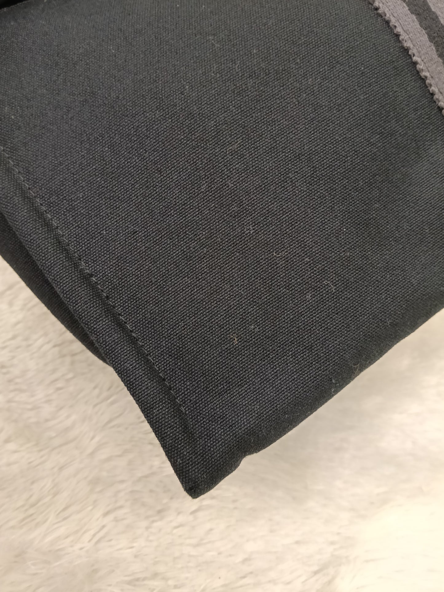Hermes Fourre Tout Clutch Canvas Black Gray