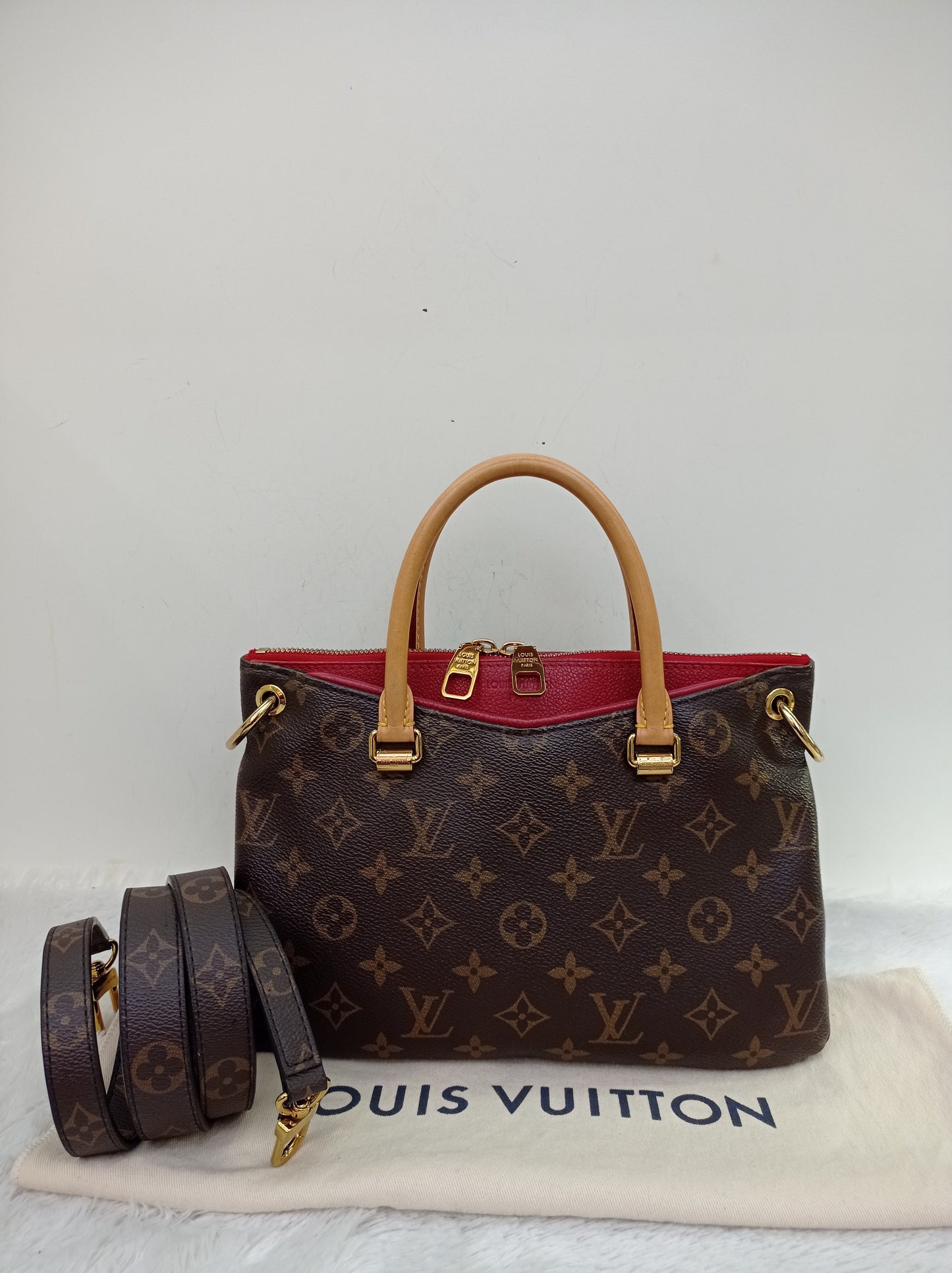 LV Pallas BB Monogram Cerise