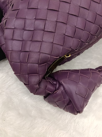 Bottega Veneta Teen Jodie Purple GHW