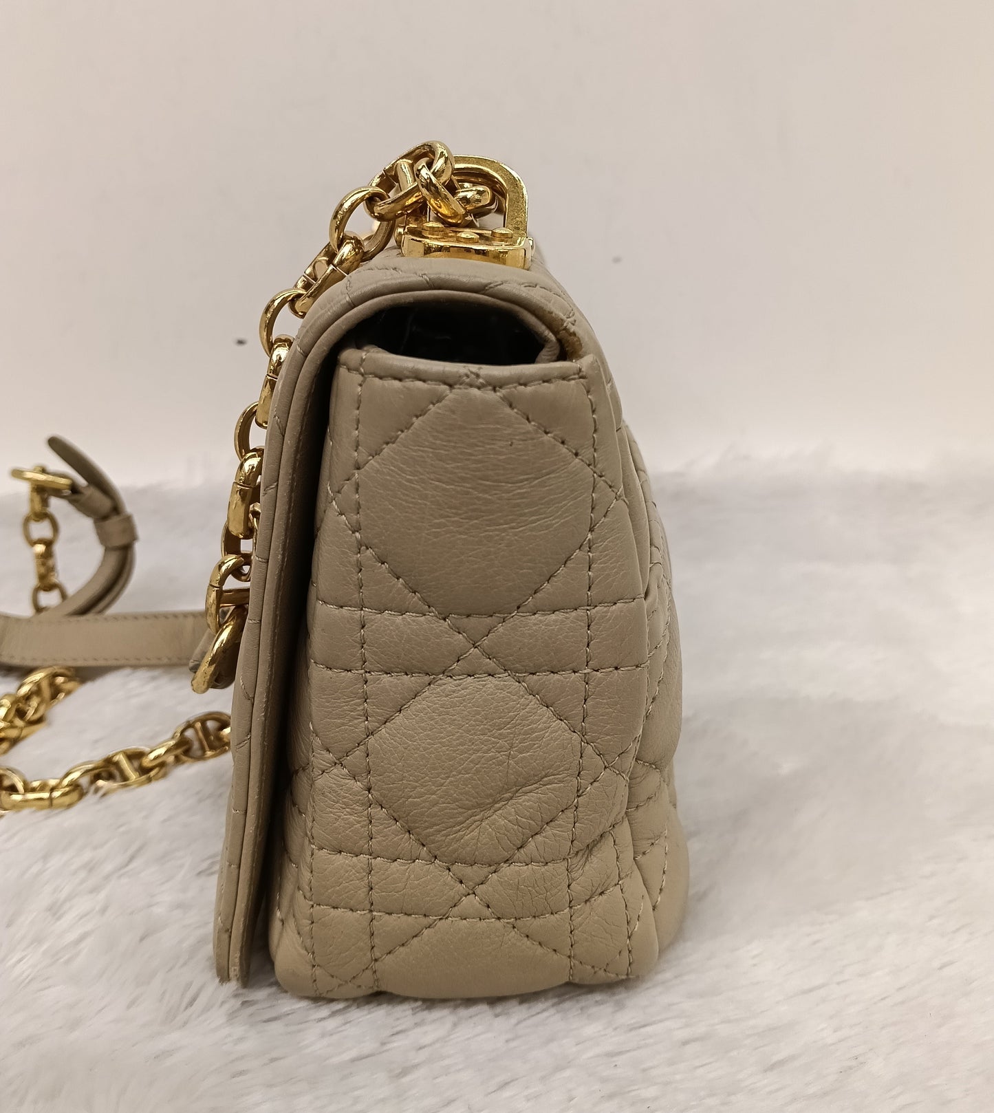Dior Caro Small Beige GHW 2020