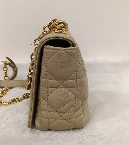 Dior Caro Small Beige GHW 2020