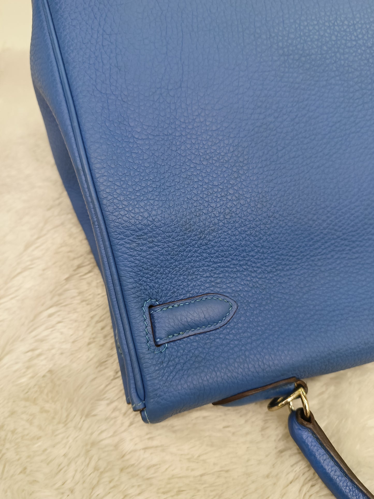 K35 Togo Blue Myconos PHW #O square
