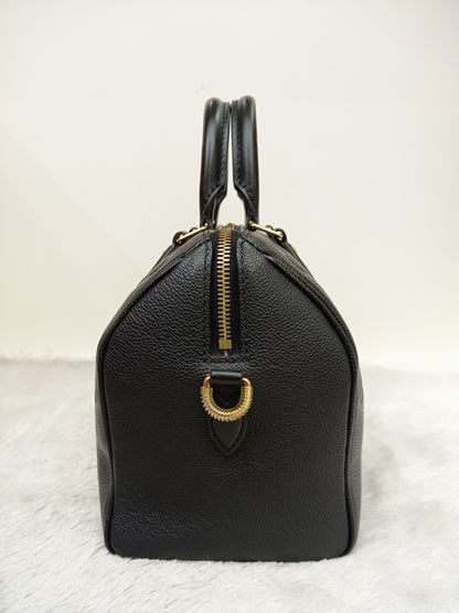 LV Speedy 25 Bandou NV Monogram Empreinte Noir 2023 (CHIP)