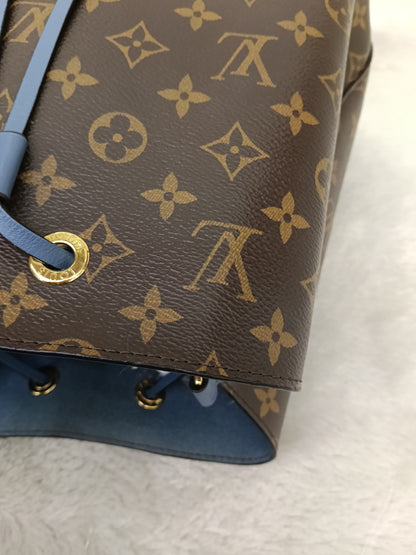 LV Neo Noe MM Monogram Blue Jean 2018