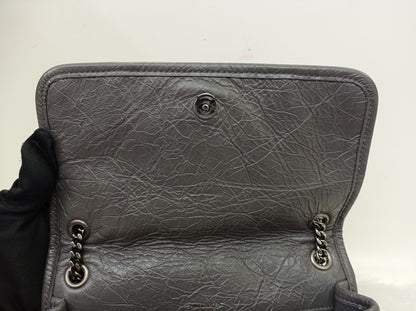 YsL Niki Baby Calfskin Grey RHW 2018
