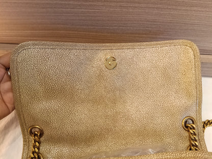 YsL Niki Medium Stingray Embossed Beige GHW 2019