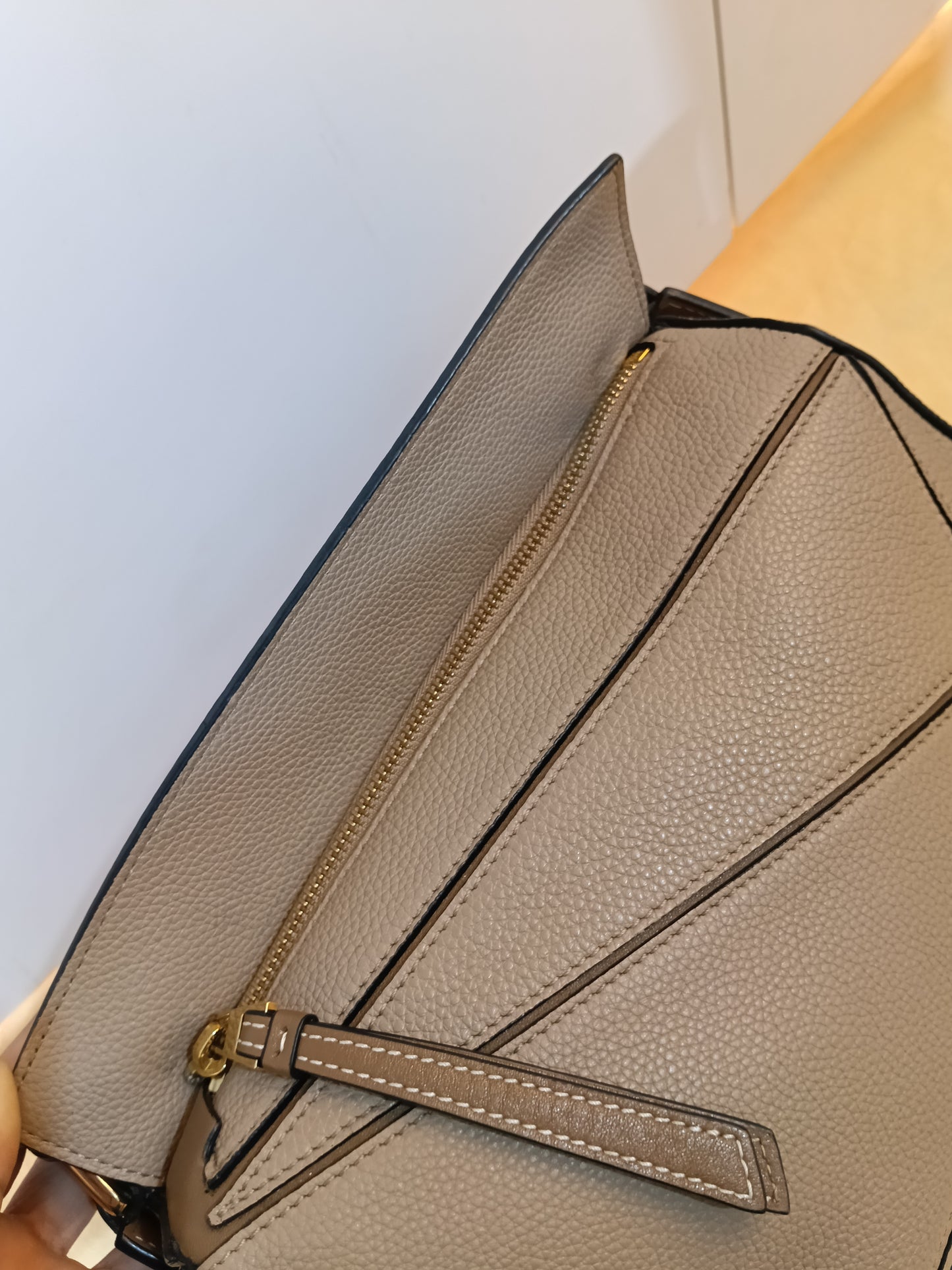 Loewe Puzzle Small Grained Sand Mink GHW 2020