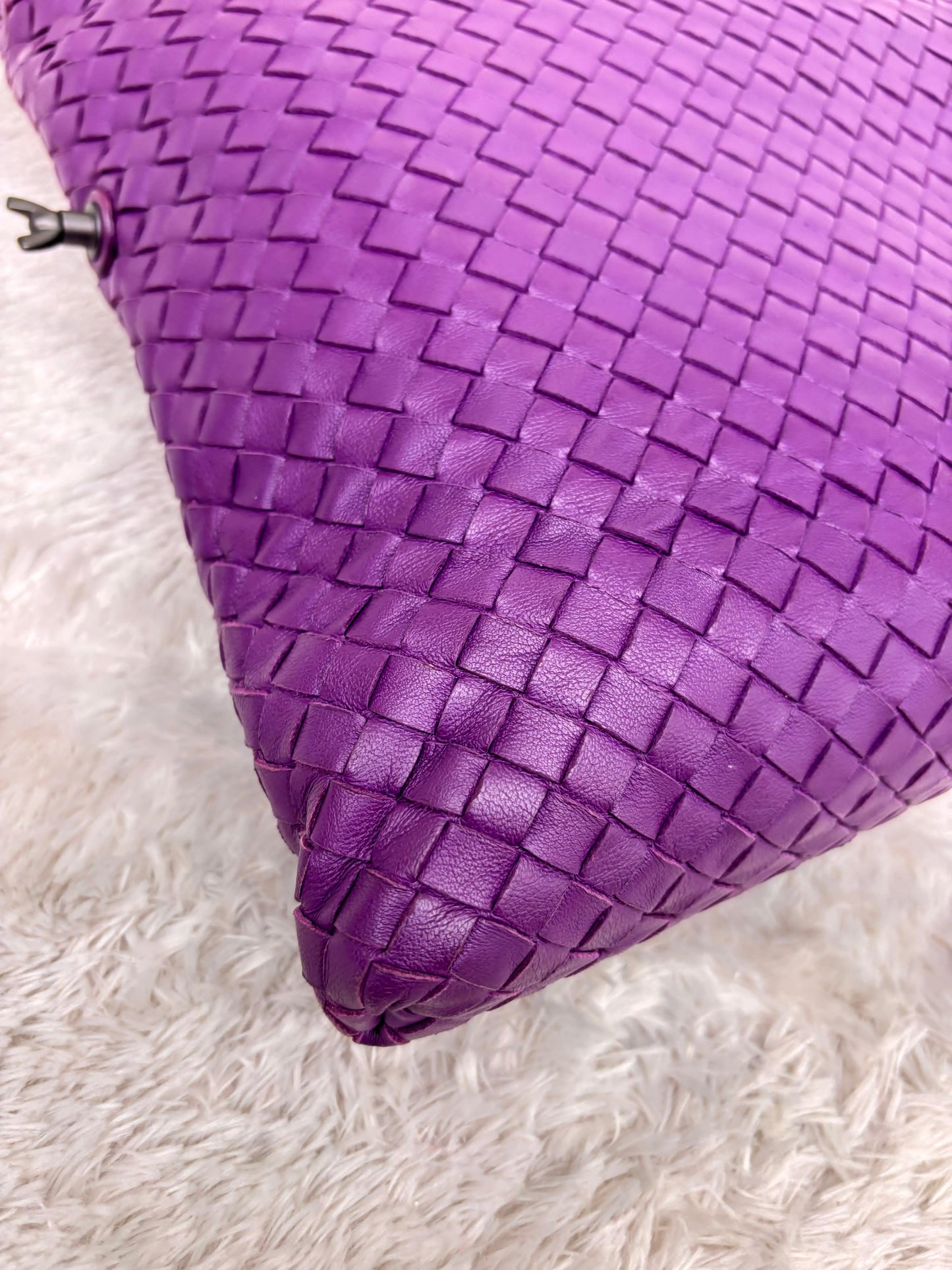 Bottega Veneta Convertible Intrecciato Medium 3 Ways Purple RHW