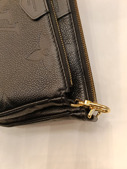 LV Multi Pochette Accesories NV Monogram Empreinte Noir (CHIP)