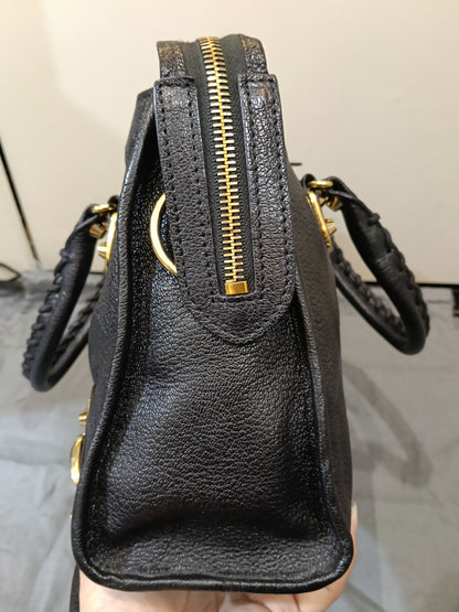 Balenciaga Small City Edge Black GHW 2020