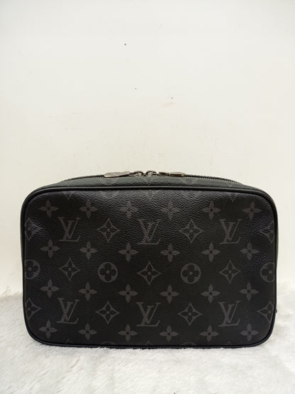 LV Toilet Pouch GM Monogram Eclipse 2017