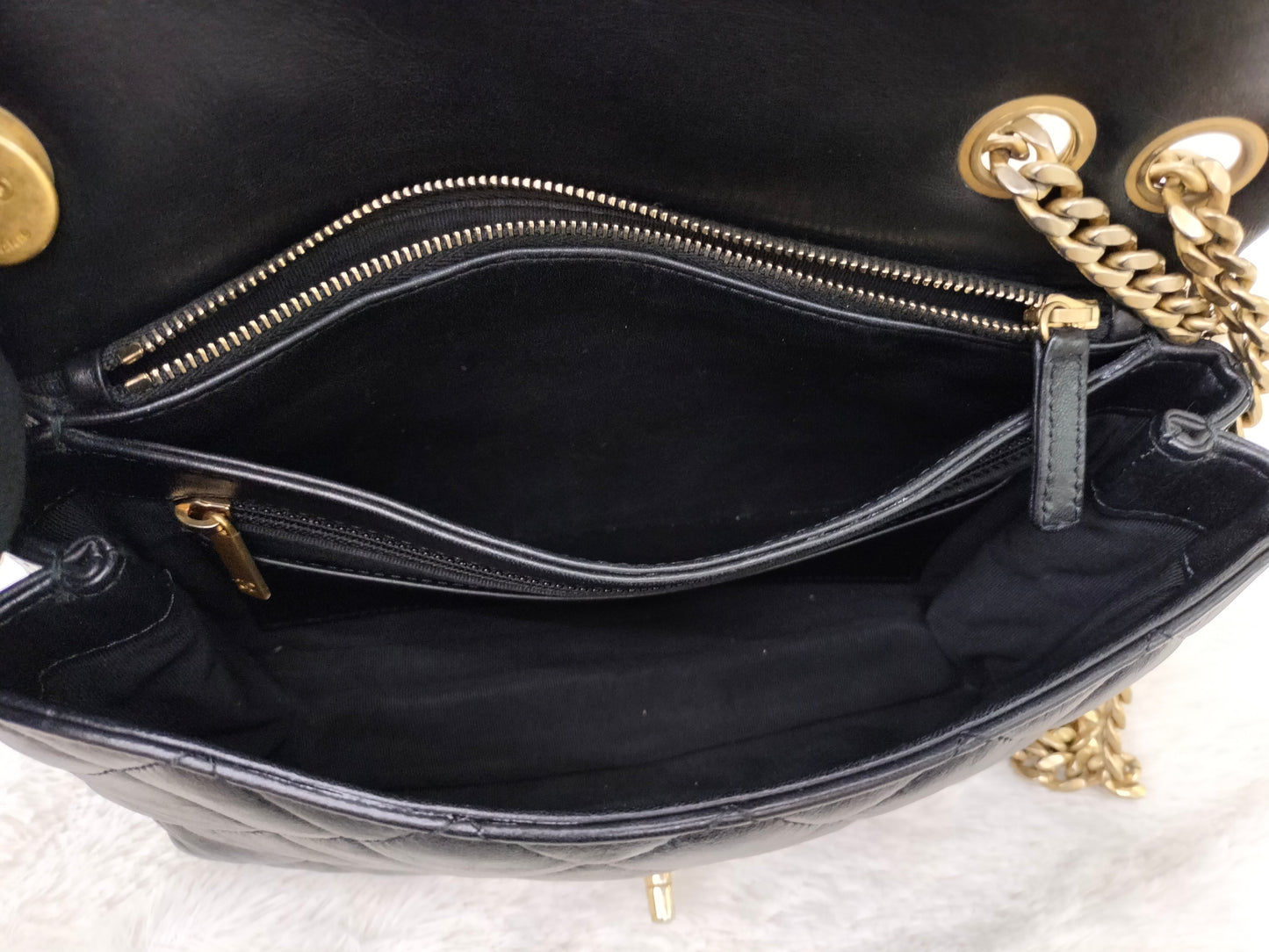 Chanel Small Pillow Crush Flap Lamb Black GHW (CHIP)