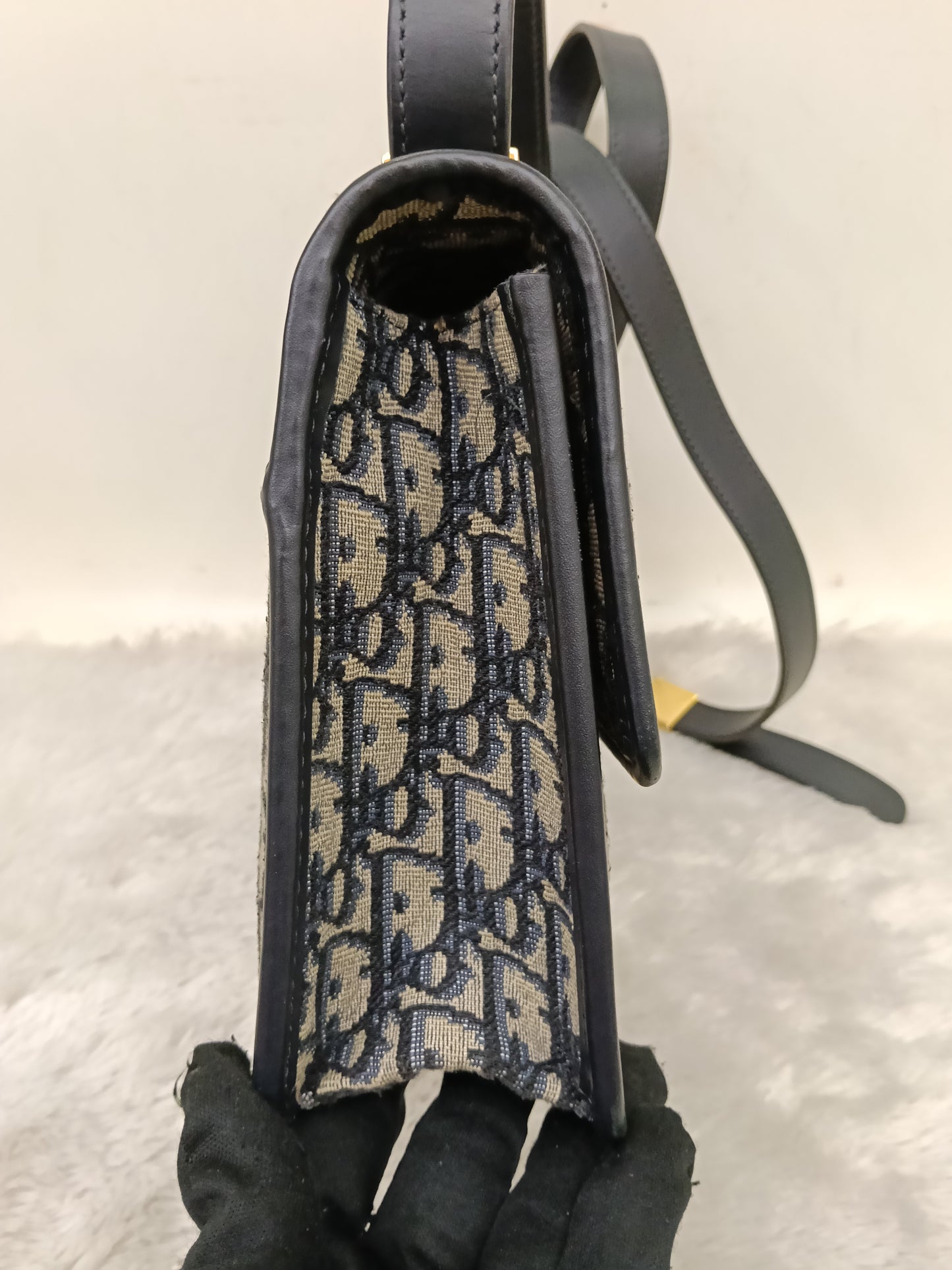 Dior Montaigne 30 Oblique Navy GHW 2022