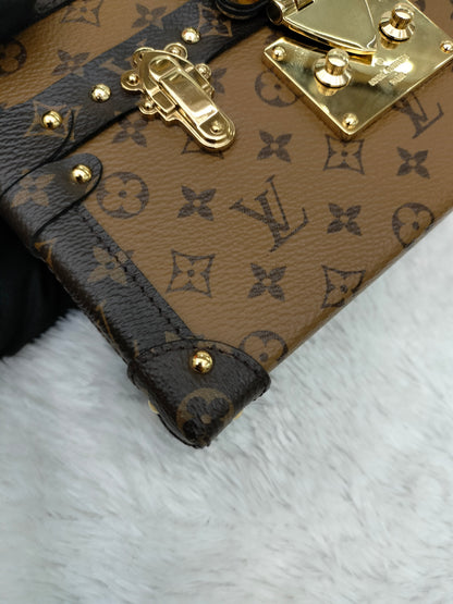 LV Petite Malle Trunk Monogram Reverse 2017