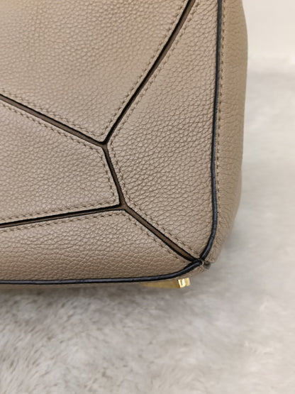 Loewe Puzzle Medium Grained Sand Mink GHW 2018