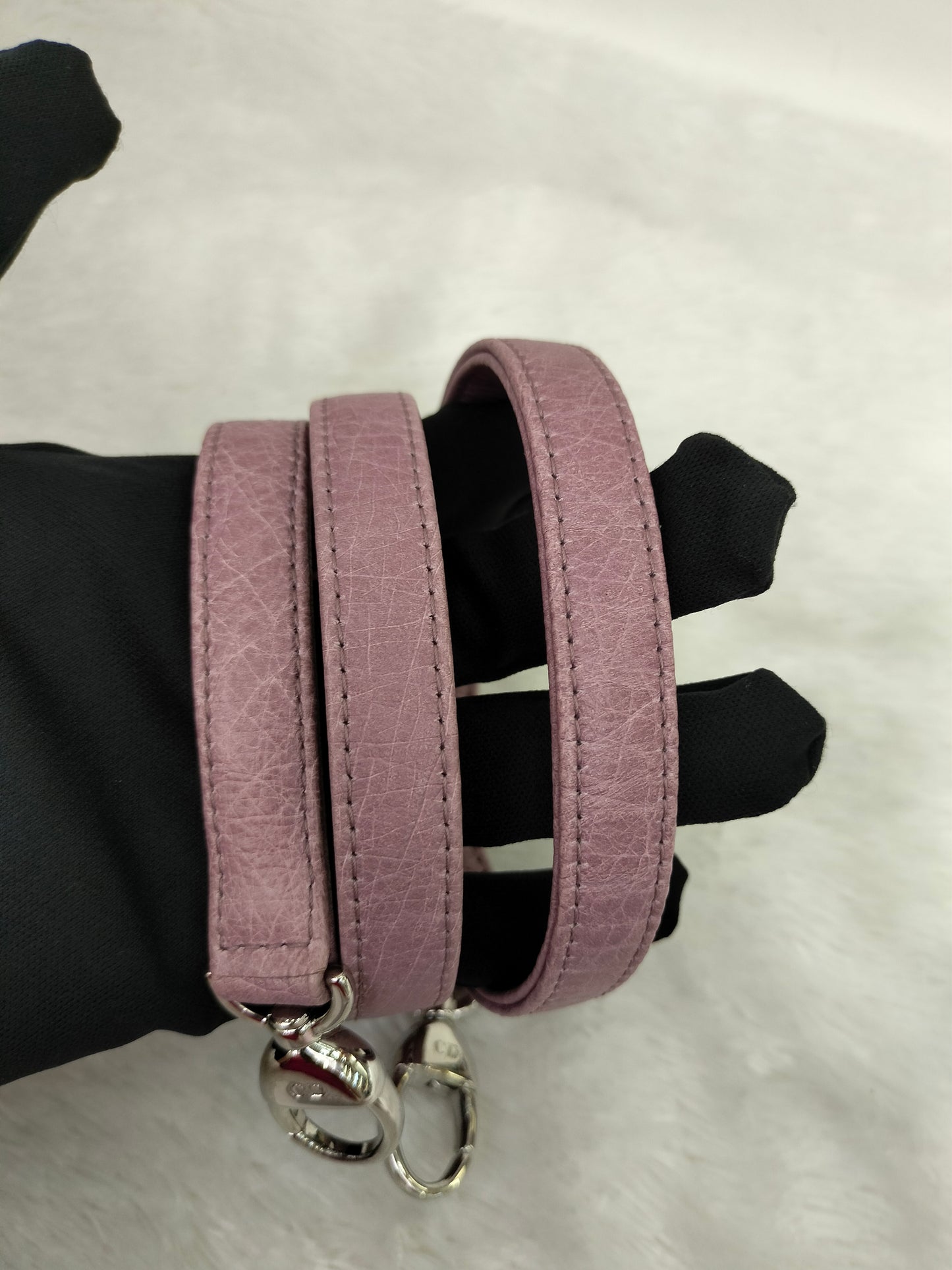 Lady Dior Medium Ostrich Blush Pink SHW 2013