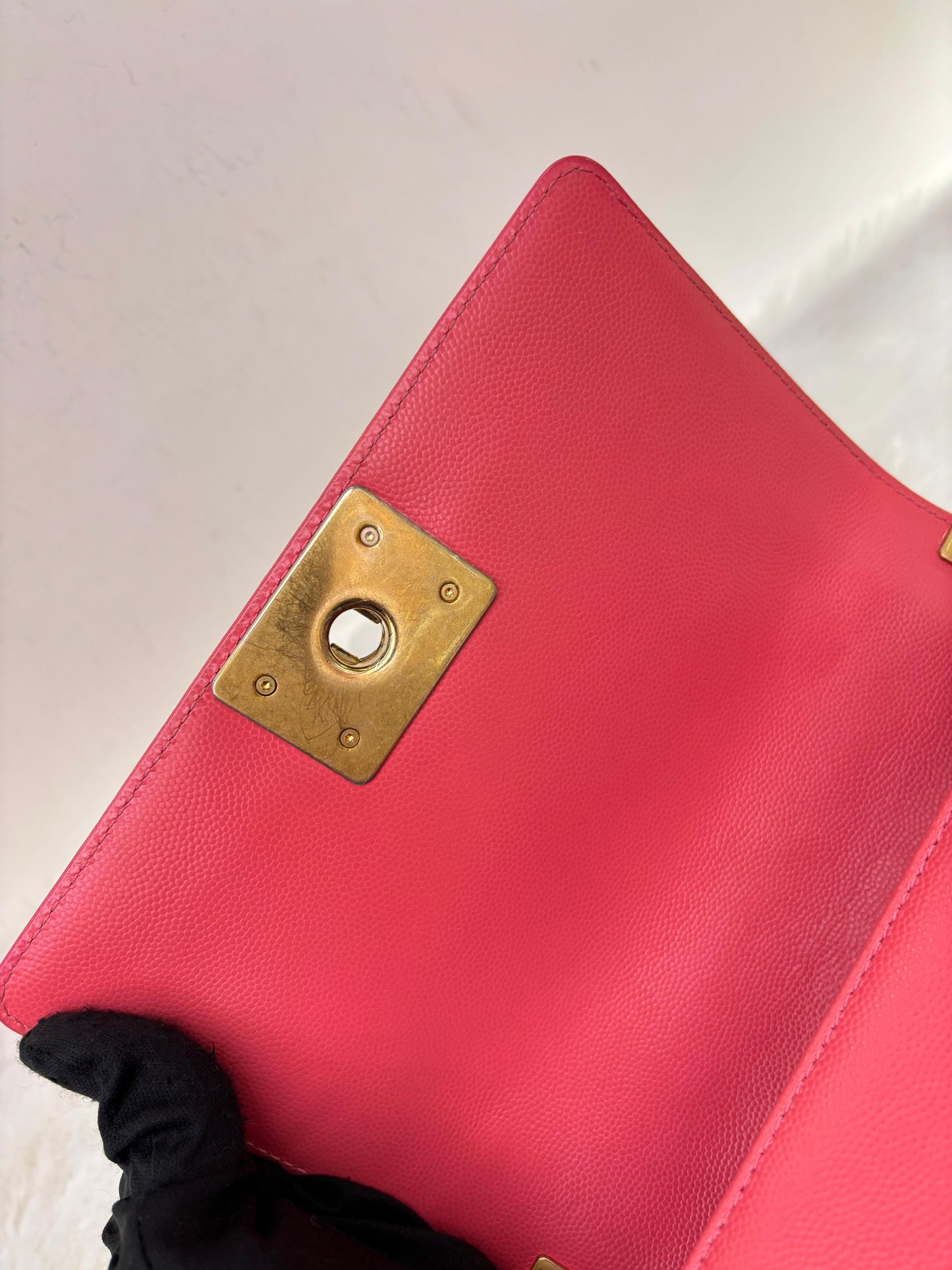 Chanel Boy 20 Small Caviar Pink GHW #25