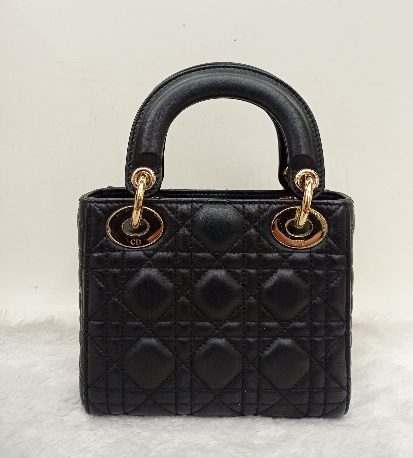 Lady Dior Mini Lamb Black GHW 2018