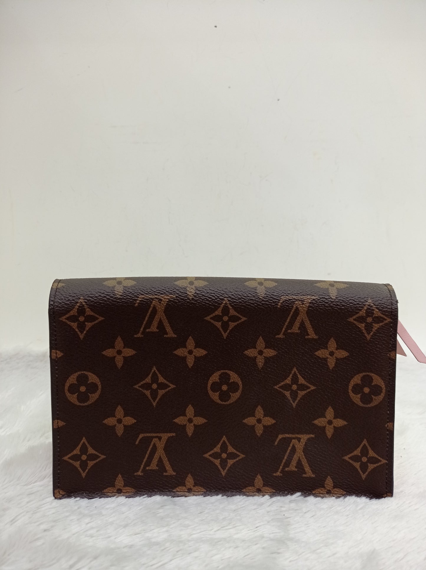 LV Flore Chain Wallet Monogram Rose Ballerine 2020