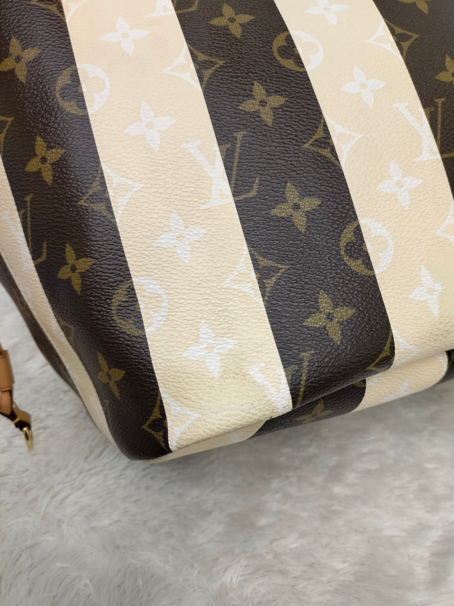 LV Neverfull MM Monogram Rayures