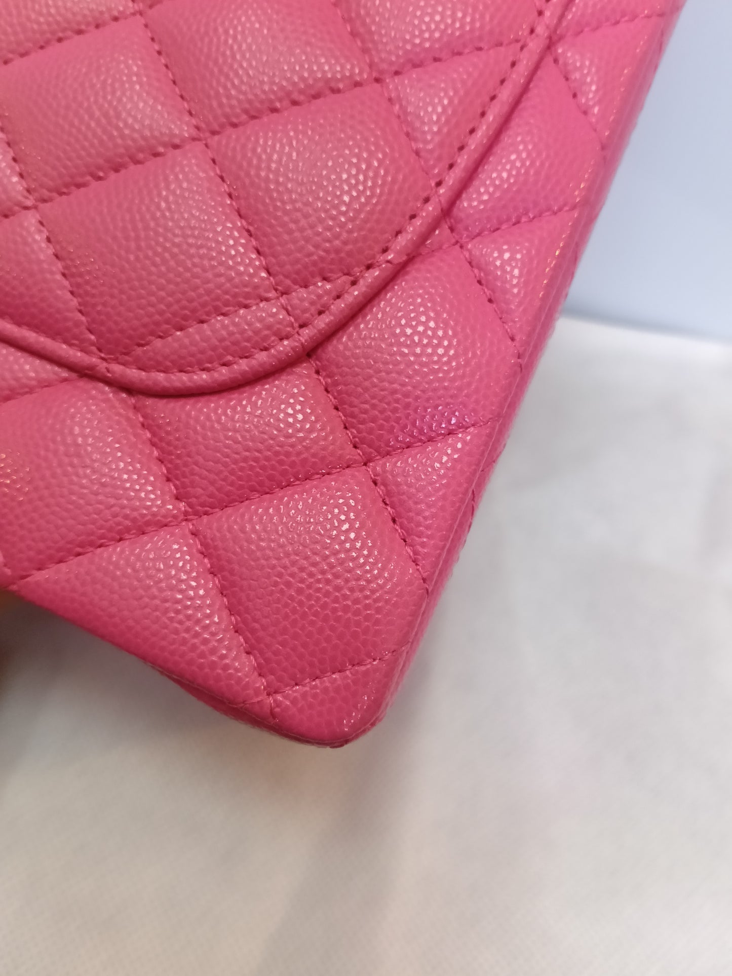 Chanel Small Caviar Pink LGHW (CHIP)