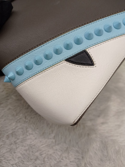 Fendi BTW Medium Monster Eyes Studded Multicolour SHW
