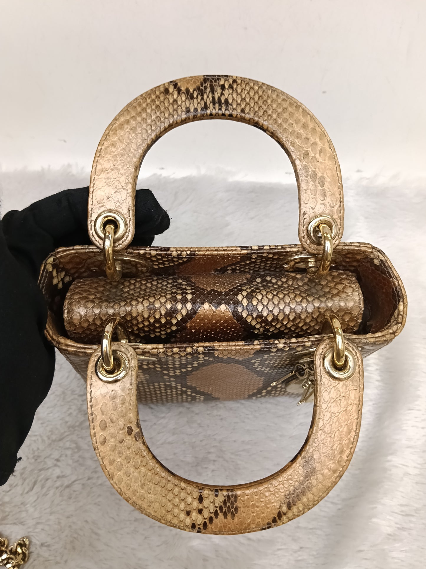 Lady Dior Mini Python GHW 2019