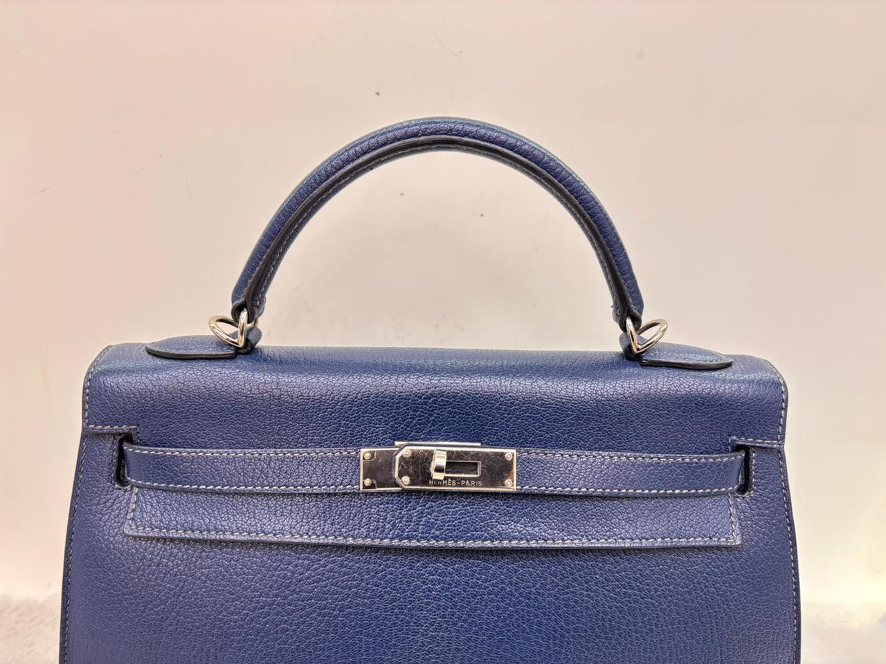 K32 Chevre Coromandel Blue De Malt PHW #L square