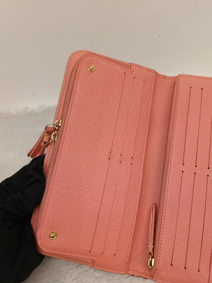 LV Insolite Long Wallet Monogram Salmon Pink