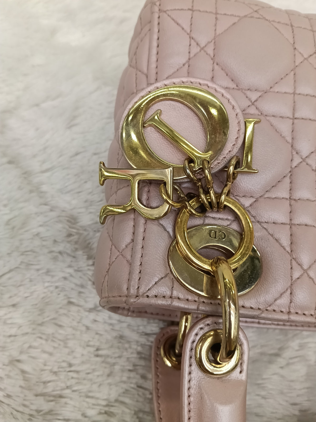 Lady Dior Mini Lamb Lotus GHW 2017