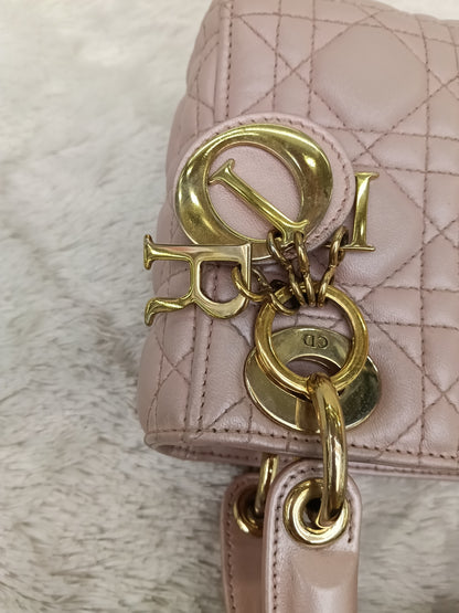 Lady Dior Mini Lamb Lotus GHW 2017