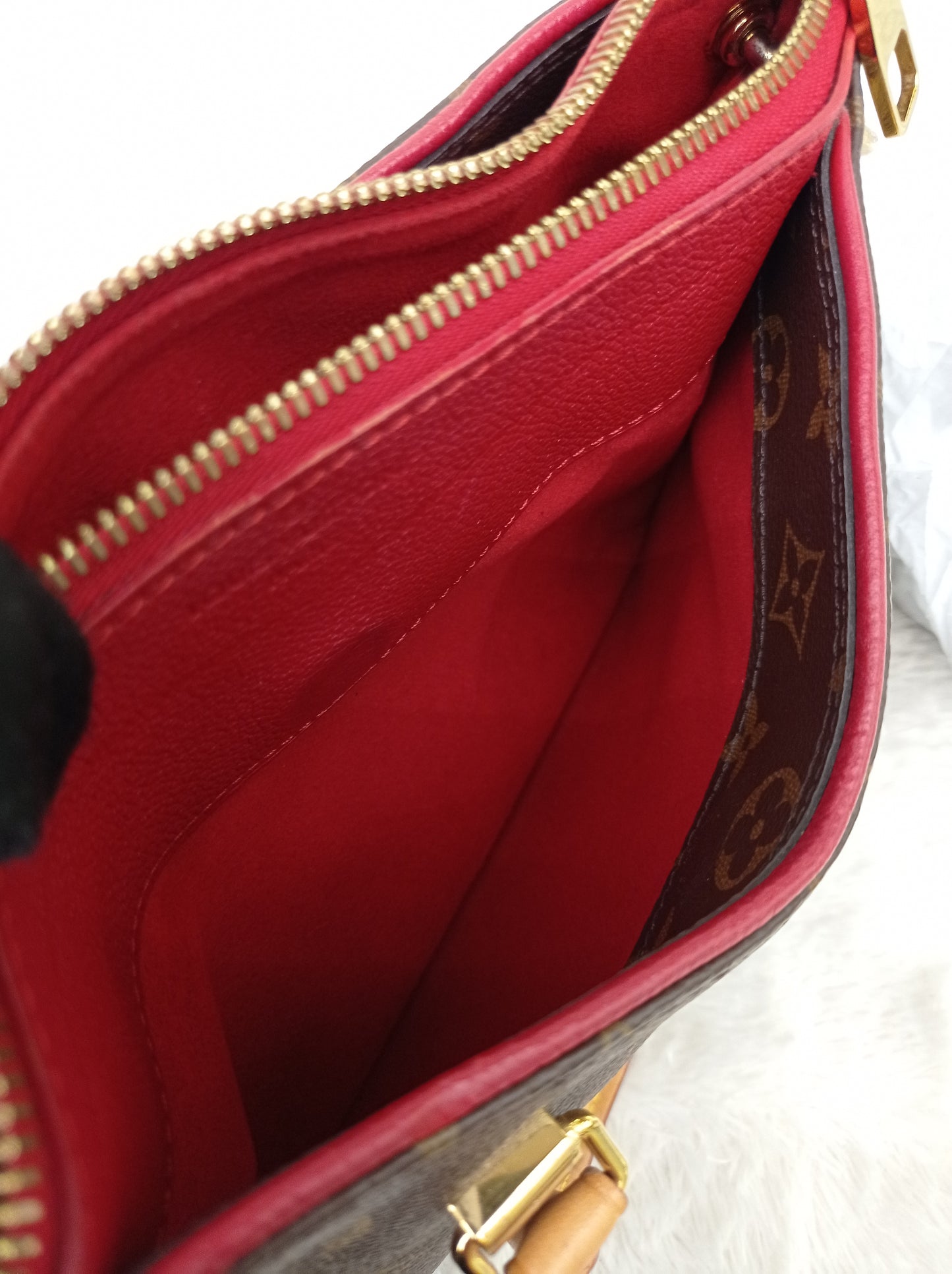 LV Pallas BB Monogram Cerise