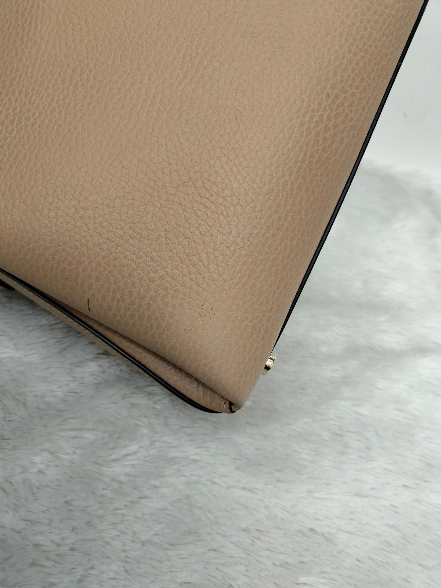 Gucci Interlocking Top Handle Beige GHW