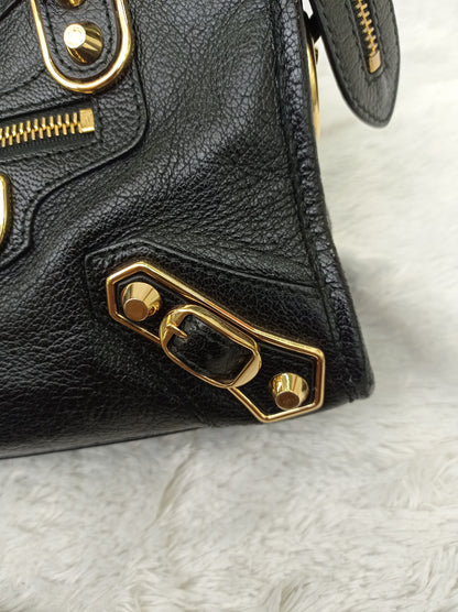 Balenciaga Mini City Edge Black GHW 2017