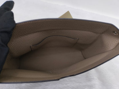 Hermes Videpoches Togo Sangle Wool Beige Marfa PHW #B