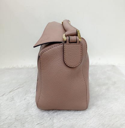 Loewe Puzzle Small Grained Dark Blush GHW 2021