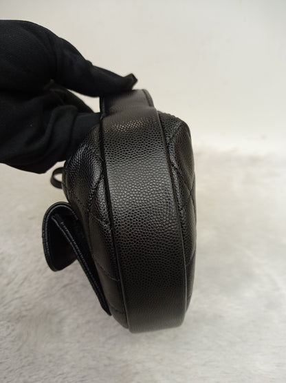 Chanel Polly Pocket Pouch Hobo Caviar Black GHW (CHIP)