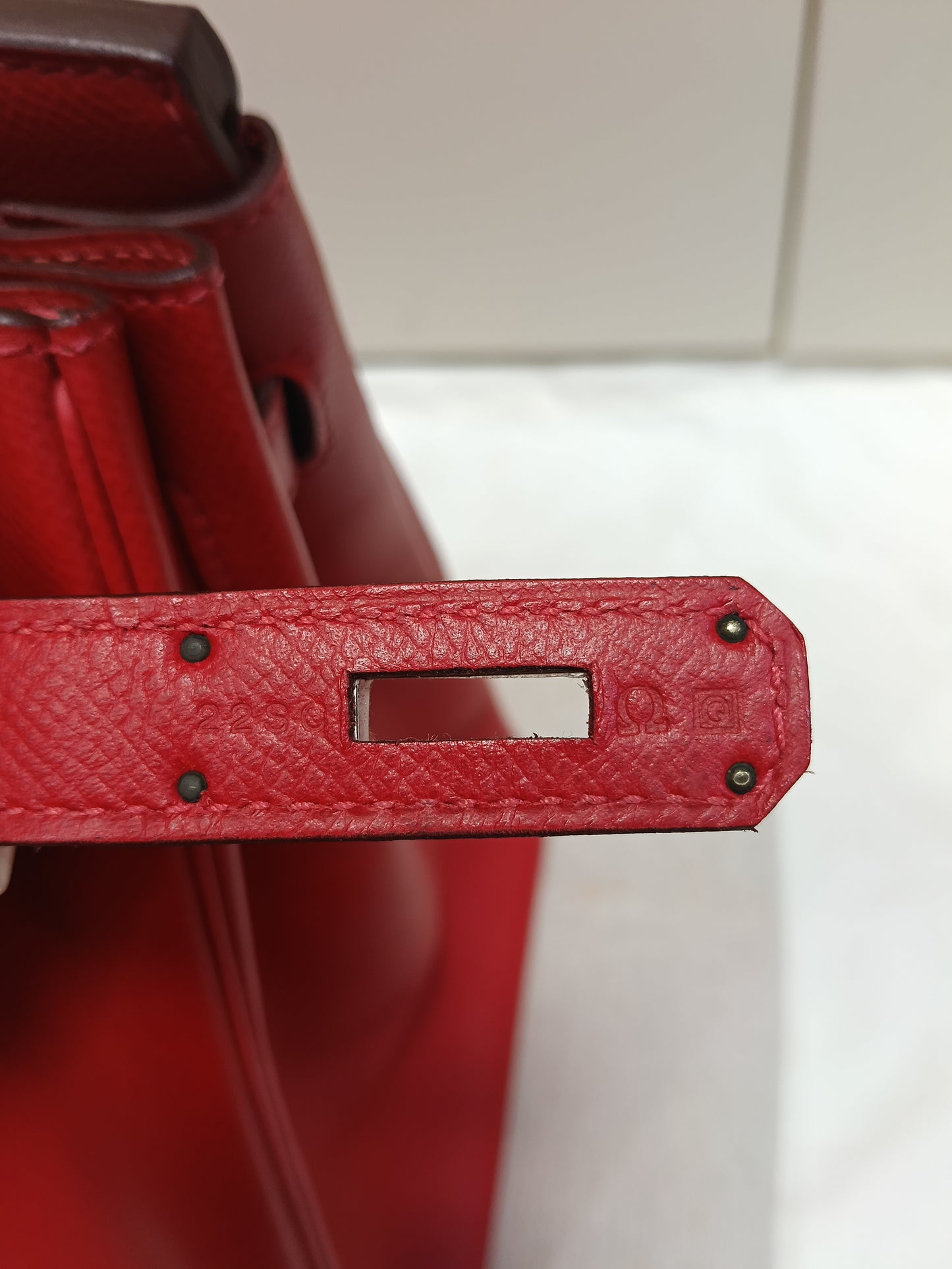 B35 Epsom Rouge Casaque PHW #Q square