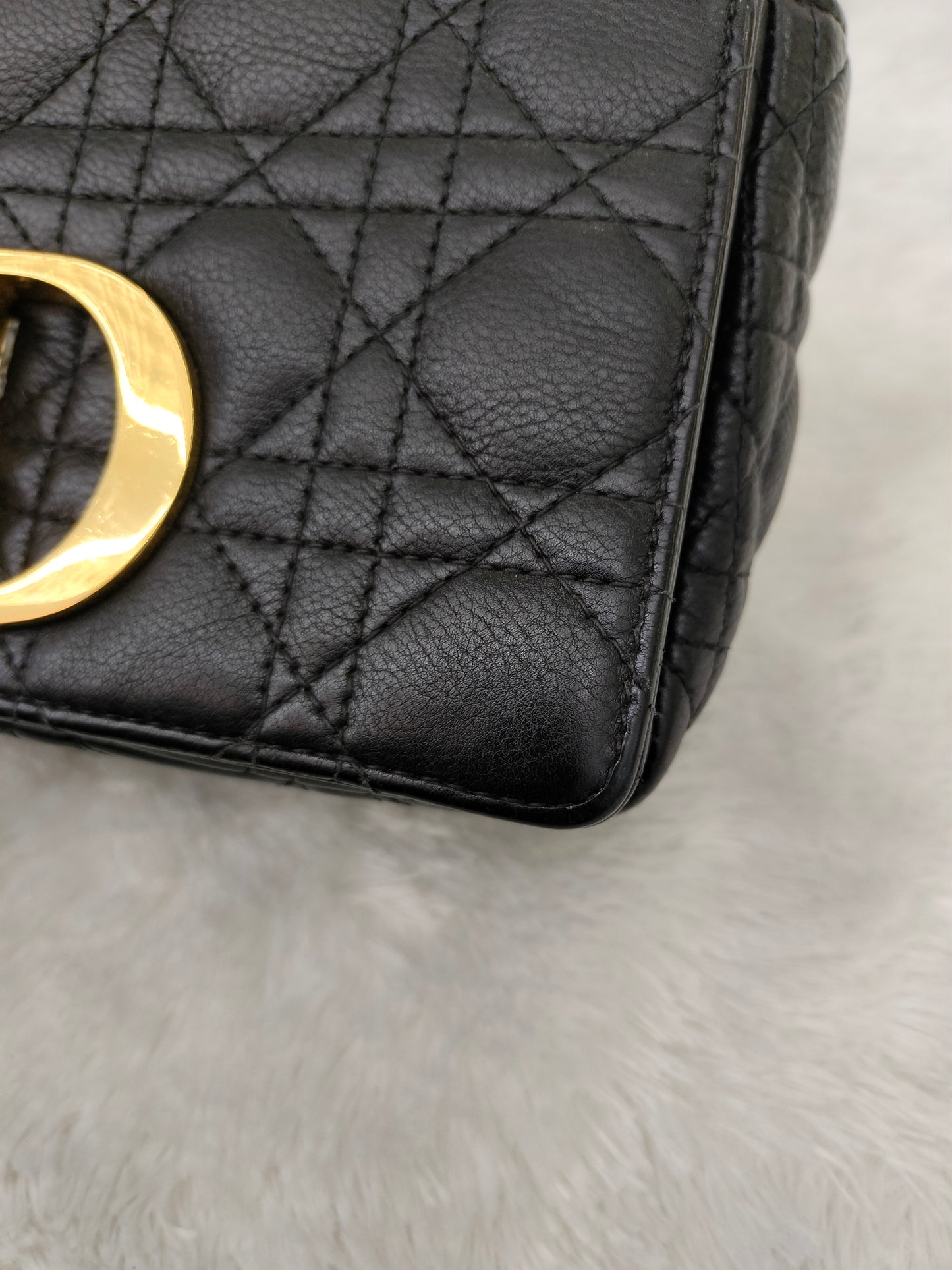 Dior Caro Small Black GHW 2021