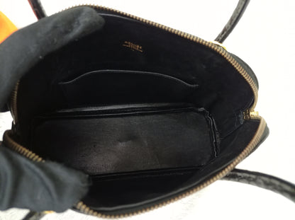 Bolide 27 Croco Porosus Black GHW #W circle