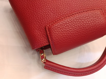LV Capucines Mini Taurillon Scarlet 2020