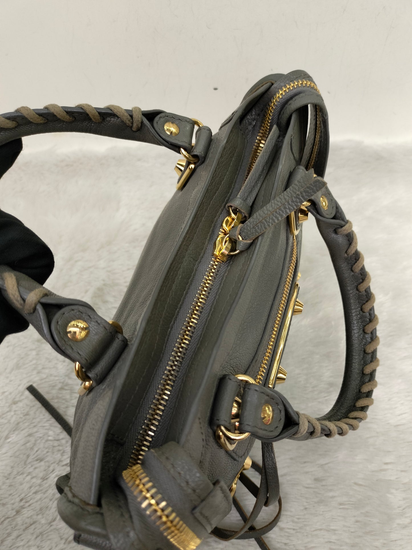 Balenciaga Mini City Edge Grey GHW 2017