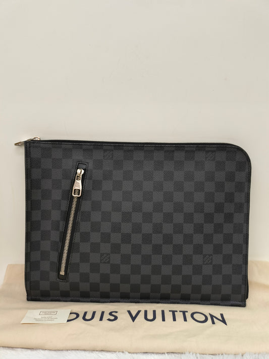LV Porte Document Portfolio Graphite 2013
